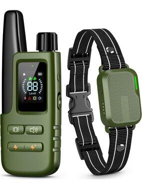 4500FT Remote Dog Training Collar - Adjustable Shock & Vibration for 10-120lb